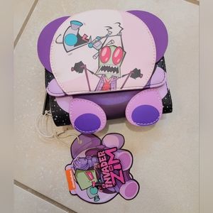 Loungefly Nickelodeon Invader Zim Doom Tri-Fold Wallet.